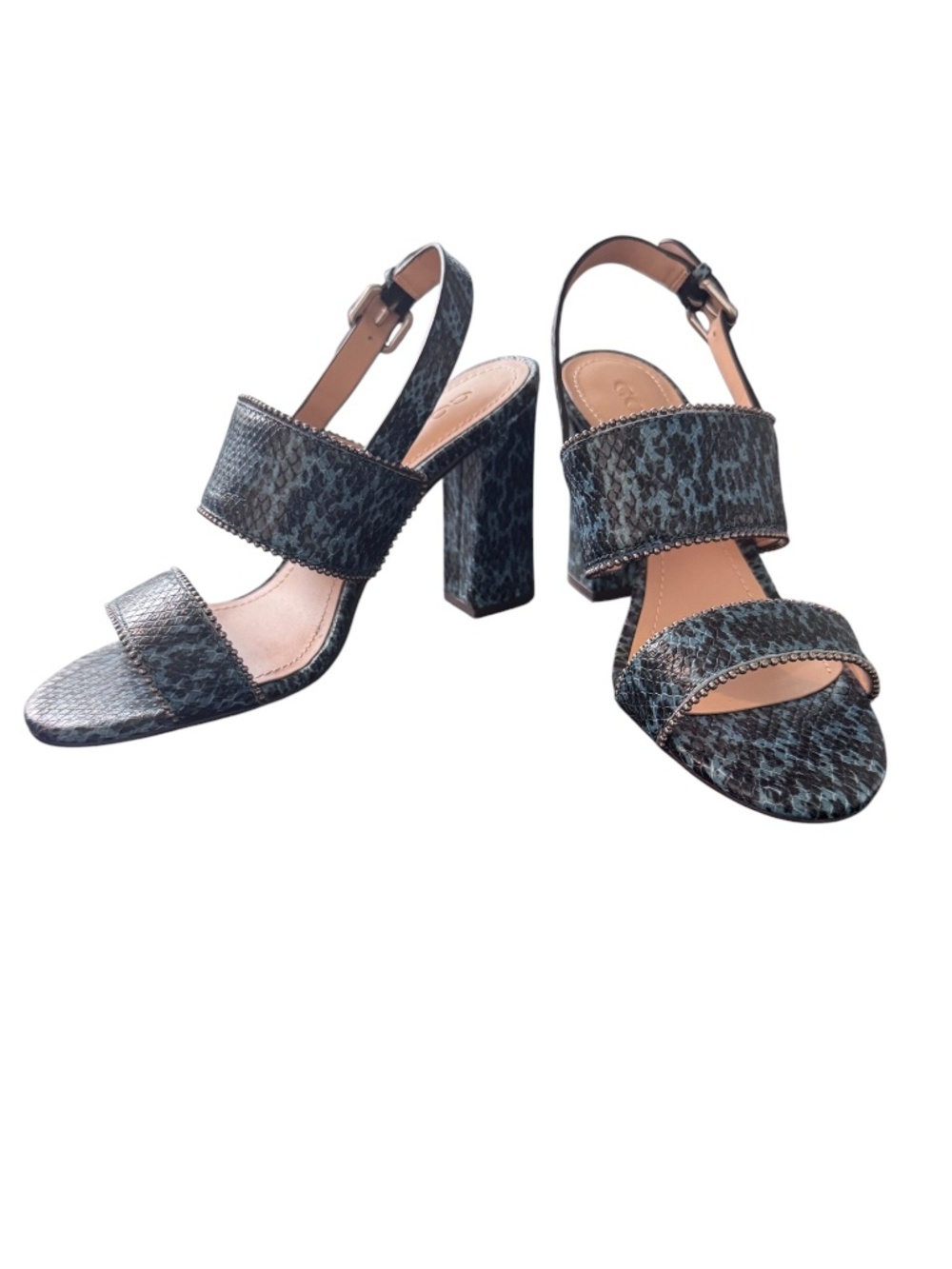 Coach Rylie Beadchain Leather Sandals